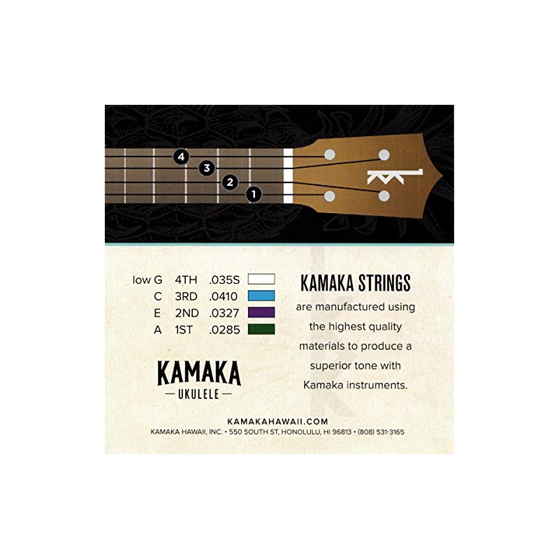 kamaka kamaka Ukulele Strings Tenor Low G Set Small –