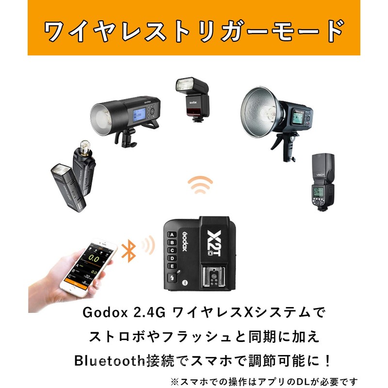 Godox X2TS TTL Wireless Flash Trigger 1/8000 Sony Compatible [Cross
