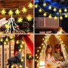 Ninonly Lichterkette Weihnachten, 7.5M 50 LED Lichterketten Schneeflocke Weihnachtsdeko, 8
