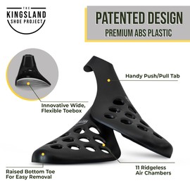 Fresh Flow Shoe Trees |Medium 10-Pack| Simple, Aerated Shoe Trees for Sneakers, Shoes & Boots…