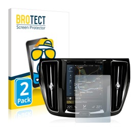 BROTECT Entspiegelungs-Schutzfolie für Volvo V60 Sensus Connect 2019-2020 (2 Stück) Matte Displayschutz-Folie, Anti-Reflex, Anti-Fingerprint
