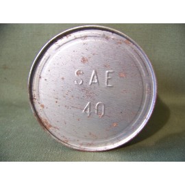 Gulf FULL, Good! 1960s-70s era GULF SUPER DUTY MOTOR OIL  1 quart Cardboard Can