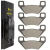 Caltric Front Rear Brake Pads for Arctic Cat Wildcat 1000