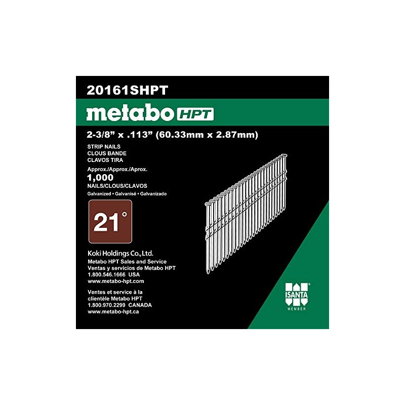Metabo HPT Framing Nails | 2-3/8 Inch x .113 |