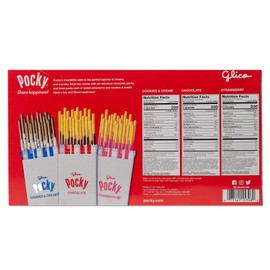 Pocky Chocolate Biscuit Sticks 3 Variety Pack (12 Count, 1.06 LBS)