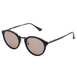 BUNNY WALK BW-0282C Polarized Sunglasses, High Performance, Pop-up Lens (Easy to Read Red and Orange), UV Protection, Unisex Sunglasses, Matte Black