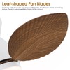 Kviflon Low Profile Ceiling Fans with Lights and Remote/APP Control,