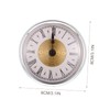 Gadpiparty DIY Wall Clock Replacement Kit Roman Numeral Design Round