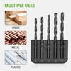 Greenworks 14 Pcs Black Oxide Drilling Bit Set,135 Degree Split