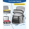 Versatile Expandable Lunch Box - Insulated Cooler Bag for Men
