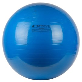 THERABAND Standard Exercise Ball, 30" Blue Stability Trainer for 6'2"–6'8" Users, Yoga & Pilates Ball, Balance & Core Trainer, For Athletes Fitness at Gym & Home