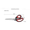 ZXUY Craft Scissors Sharp Blades Fabric Scissors Rubber Soft Grip