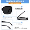 AEZUNI Trendy Reading Sunglasses 1.5 Women Stylish Square Sun Readers