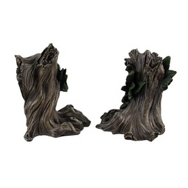 Beautiful Green Man Greenman Decorative Bookends Tree Man