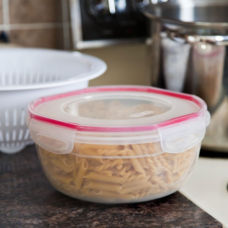 Sterilite Ultra-Seal 4.7 Qt Bowl, Large Airtight Food Storage Container,