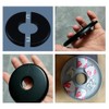 ABS Wall Split Flange Self-Adhesive Tape Round Escutcheon Plate Cover