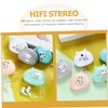 Gadpiparty Ear Wired Earbuds with Microphone Control Adorable Design for