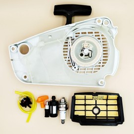 CLCHUN Recoil Pull Starter Set for Stihl MS192T MS192TC Chainsaws 1137 080 2100, 1137 120 1600