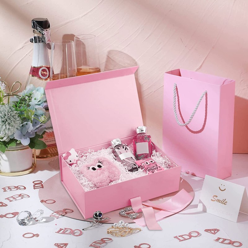 JOKILY Gift Box with Bow Magnetic (21 x 17 x