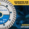 5" Turbo Diamond Saw Blade for Concrete, Brick, Block and