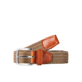 JACK & JONES Men's Jacspring Woven Belt, Beige (Incense Incense), 105