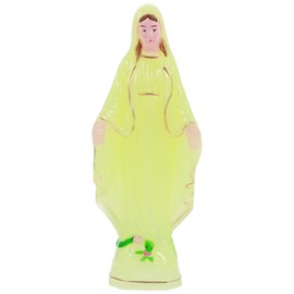 VALICLUD Virgin Mary Statue Glow in the Dark Our Lady of Grace Statue Luminous Catholic Religious Figurines for Mothers Day Decorations
