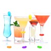Maitys 24 Pieces Wine Glass Charms Silicone Drink Markers for