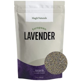 MagJo Naturals European Lavender Flowers (Extra Grade) - 100% Raw From Europe - 1 pound
