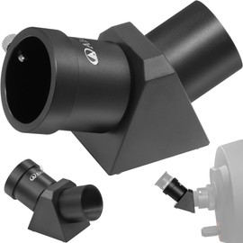 Alstar 1.25" 45-Degree Diagonal Prism Optical Prism Inside Rather Than a Mirror which Makes Your Image Clear and Sharp