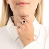 Amor 2037297 Unisex Unisex Ring Stainless Steel Black Comes in