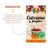Té De Cúrcuma Con Jengibre Therbal 25 Sobres