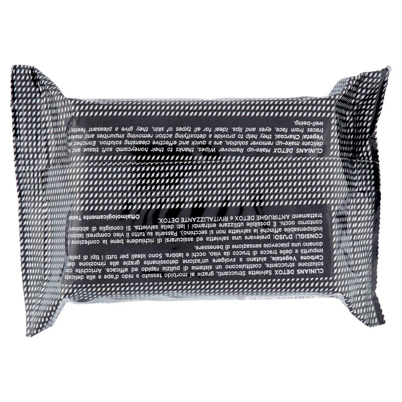 Detox Cleaning Wipes with Charcoal 25 Wipes