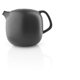 EVA SOLO | Nordic Kitchen Teapot 1L | Drip Free | Dishwasher safe | Black Stoneware | Danish Design & Functionality | Tools Kitchen Gadgets & Accessories