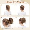 youngways Claw Clip Short Ponytail Messy Bun Hair Piece Bendable
