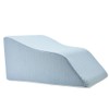 Lounge Doctor Elevating Leg Rest Wedge Pillow, Heather Grey, Small,