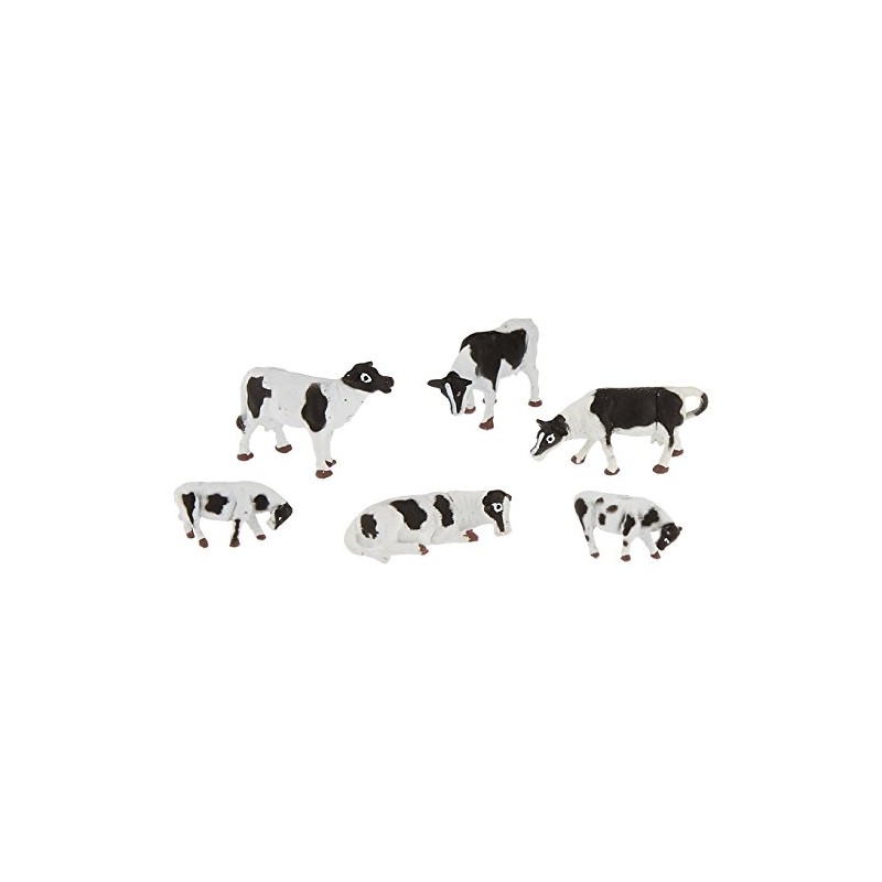 Bachmann Trains - FIGURES - COWS - BLACK & WHITE