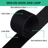 MYUREN 2 Inch Sew on Hook and Loop Strips |