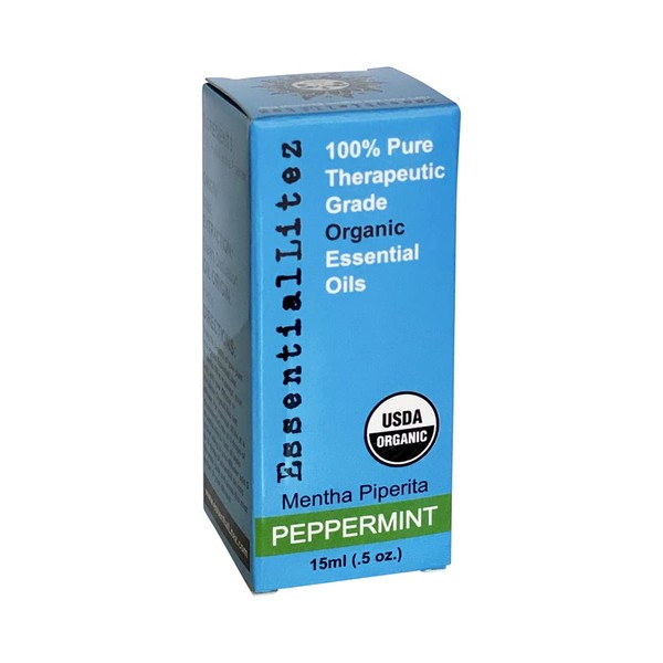 EssentialLitez Essential Oil 100% Pure USDA Organic Therapeutic Grade 15ml. 1/2 oz