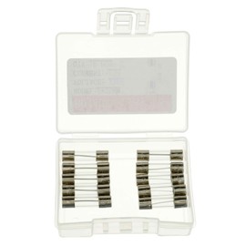 BOJACK 5x20 mm 15 A 15 amp 125 V 125 Volt 0.2x0.78 Inch F15AL125V Fast-Blow Glass Fuses (Pack of 10)