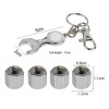 Tapones Antirrobo Para Valvula De Las Llantas De Aluminio