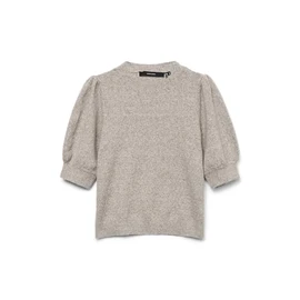 VERO MODA Women's Vmdoffy 2/4 O-Neck Pullover Ga Noos, Moon Rock, S