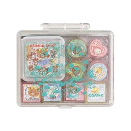San-x Rilakkuma FT60301 Rilakkuma Fairy Tale Stamp Market Stamp Set Mini