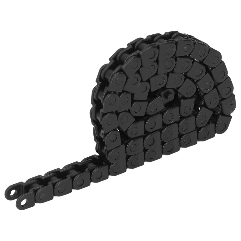Cable Chain Black Closed Plastic Chains Flexible Wire Carrier 8mm