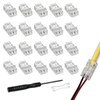 HAMRVL 8mm Cob Led Strip Light Connectors 2 Pin,Led Strip