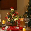 Sumind 12 Inch Mini Christmas Tree Set Tabletop Artificial Christmas