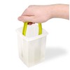 HONEYCOMB AFTERNOON Plastic Pickle Storage Container - Leakproof Pickle Strainer