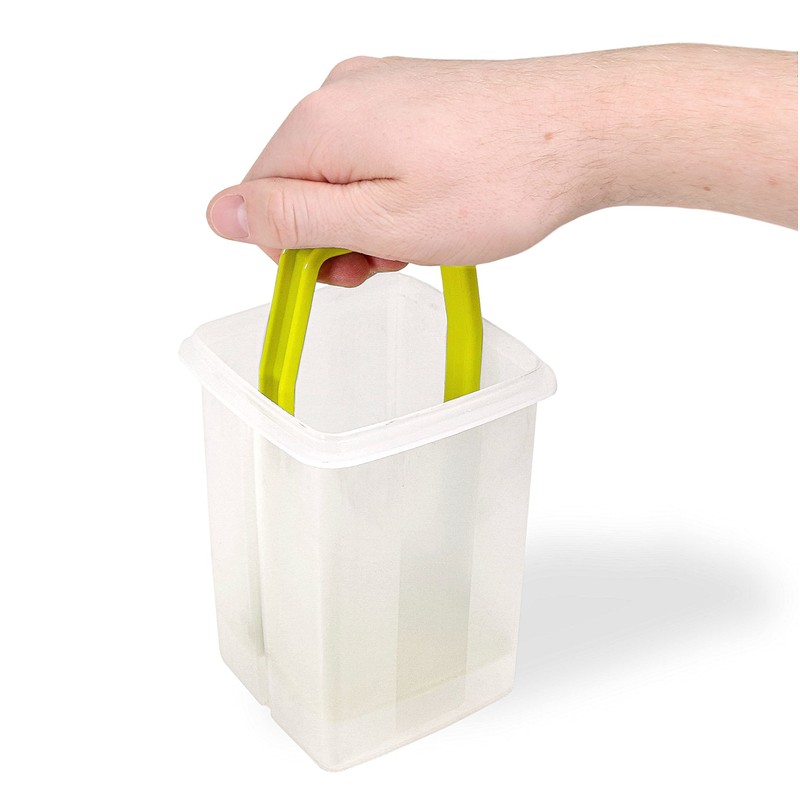 HONEYCOMB AFTERNOON Plastic Pickle Storage Container - Leakproof Pickle Strainer