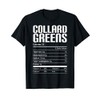 Collard Greens Nutrition Facts Family Matching Christmas Tee T-Shirt
