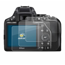 BROTECT Protective Glass for Nikon D3500 / D3300 (Pack of 6) Protective Film Tempered Glass [Extremely Scratch-Resistant 9H, Anti-Fingerprint, Ultra Transparent]