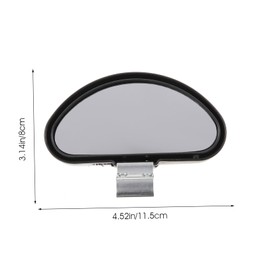 iplusmile 2pcs Car Mirrors Auxiliary Wide Angle Side Rearview Mirrors Design for Enhanced Safety Easy Installation for All Vehicles for Blind Detection